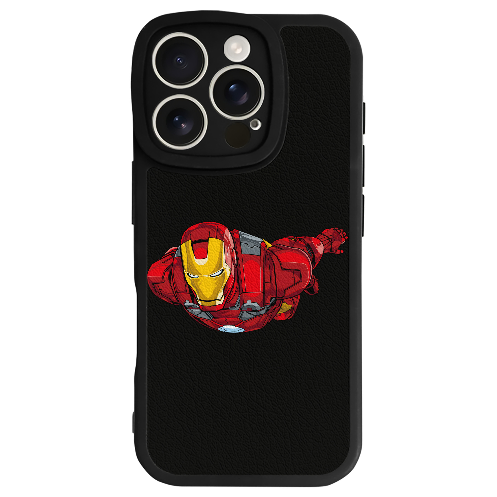 （画像用） アベンジャーズ The Avengers 【iPhone 16シリーズ対応】シリコンスマホケース（レザー調） 材質：シリコン